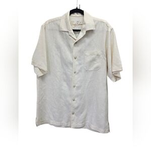 Tommy Bahama Men's Off-White Casual Shirt